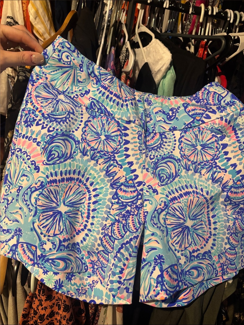 Lily Pulitzer luxletic shorts with pockets and stretch